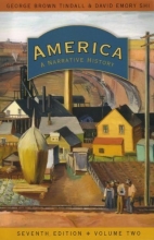 Cover art for America: A Narrative History (Seventh Edition)  (Vol. 2)