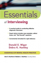 Cover art for Essentials of Interviewing