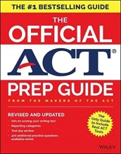 Cover art for The Official ACT Prep Guide, 2018: Official Practice Tests + 400 Bonus Questions Online
