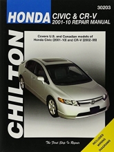 Cover art for Honda Civic 2001-2010 & CR-V 2002-2009 (Chilton's Total Car Care Repair Manual)