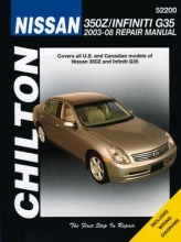 Cover art for Nissan 350 Z (Chilton's Repair Manual)