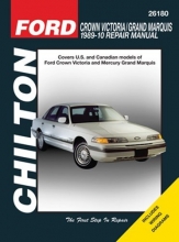 Cover art for Chilton Ford Crown Victoria 1989 - 10 Repair Manual