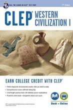 Cover art for CLEP Western Civilization I Book + Online (CLEP Test Preparation)