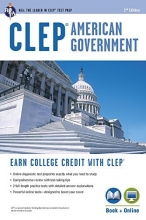 Cover art for CLEP American Government Book + Online (CLEP Test Preparation)