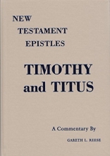 Cover art for New Testament epistles: A critical and exegetical commentary 1 Timothy, Titus, 2 Timothy