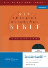 Cover art for NIV Thinline Reference Bible, Large Print (New International Version)