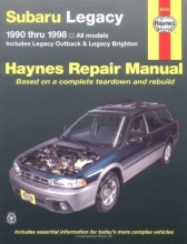 Cover art for Subaru Legacy, 1990-1998: Includes Legacy Outback and Legacy Brighton (Haynes Manuals)