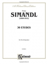 Cover art for Thirty Etudes for String Bass (Kalmus Edition)