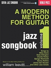 Cover art for A Modern Method for Guitar - Jazz Songbook, Vol. 1 Bk/online audio