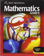 Cover art for Holt McDougal Mathematics: Student Edition Grade 6 2012
