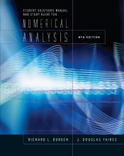 Cover art for Study Guide for Numerical Analysis