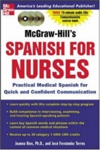 Cover art for McGraw-Hill's Spanish for Nurses : A Practical Course for Quick and Confident Communication(paperback & 3 CD'S)