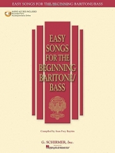 Cover art for Easy Songs for the Beginning Baritone/Bass with online audio(Easy Songs for Beginning Singers)