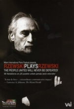 Cover art for Rzewski plays Rzewski [DVD Video]