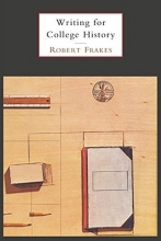 Cover art for Writing for College History: A Short Handbook