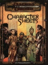 Cover art for Character Sheets (Dungeons & Dragons Accessory)