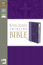 Cover art for KJV, Thinline Bible, Imitation Leather, Purple, Red Letter Edition