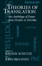 Cover art for Theories of Translation: An Anthology of Essays from Dryden to Derrida
