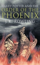 Cover art for Harry Potter 5 and the Order of the Phoenix. Adult Edition