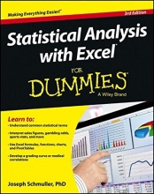 Cover art for Statistical Analysis with Excel For Dummies