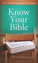 Cover art for Know Your Bible:  All 66 Books Explained (VALUE BOOKS)