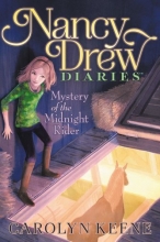 Cover art for Mystery of the Midnight Rider (Nancy Drew Diaries)