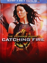 Cover art for CATCHING FIRE Blu-ray+DVD+Digital Ultraviolet 3-Disc BLU-RAY COMBO PACK Includes Extra Disc with 45 Minutes of Exclusive Bonus C