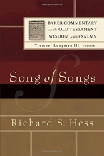 Cover art for Song of Songs (Baker Commentary on the Old Testament Wisdom and Psalms)