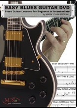 Cover art for EASY BLUES GUITAR DVD: Blues Guitar Lessons For Beginner Through Intermediate