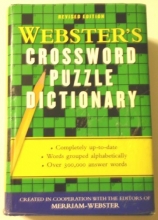 Cover art for Webster's Crossword Puzzle Dictionary