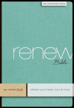 Cover art for NIV, Renew Bible, Hardcover, Green Linen: Refresh Your Heart, Soul and Mind