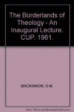 Cover art for The Borderlands of Theology: AN Inaugural Lect8ure