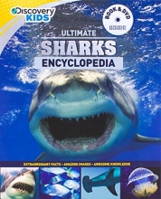 Cover art for Ultimate Sharks Encyclopedia w/DVD (Discovery Kids) (Discovery Book+dvd)
