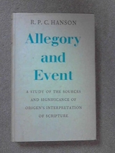 Cover art for Allegory and event;: A study of the sources and significance of Origen's interpretation of scripture