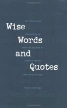 Cover art for Wise Words and Quotes
