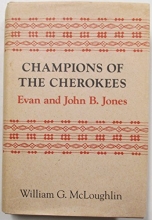 Cover art for Champions of the Cherokees: Evan and John B. Jones (Princeton Legacy Library)