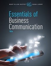 Cover art for Essentials of Business Communication (with Premium Website, 1 term (6 months) Printed Access Card)