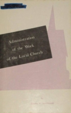 Cover art for Administration of the work of the local church