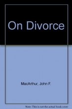Cover art for On Divorce (John MacArthur's Bible studies)