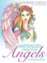 Cover art for Messages from Your Angels Coloring Book