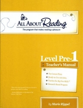 Cover art for All About Reading Level Pre-reading (aka Pre-1) Teachers Manual (All About Reading)
