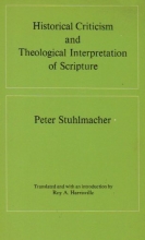 Cover art for Historical Criticism and Theological Interpretation of Scripture