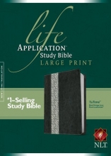 Cover art for Life Application Study Bible NLT, Large Print, Floral TuTone
