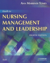 Cover art for Guide to Nursing Management and Leadership, 8e (Guide to Nursing Management & Leadership (Marriner-Tomey))