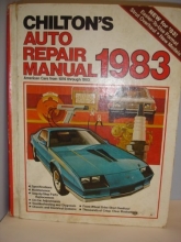 Cover art for Chilton Car Repair Manual, 1983