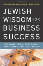 Cover art for Jewish Wisdom for Business Success: Lessons from the Torah and Other Ancient Texts