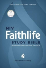 Cover art for NIV, Faithlife Study Bible, Hardcover: Intriguing Insights to Inform Your Faith
