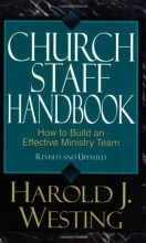 Cover art for Church Staff Handbook: How to Build an Effective Ministry Team