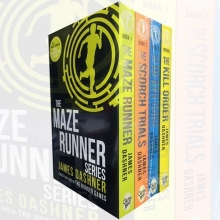 Cover art for Maze Runner Series James Dashner Collection 4 Books Bundle (The Maze Runner, The Scorch Trials, The Death Cure, The Kill Order)