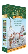 Cover art for Magic Tree House Boxed Set, Books 13-16: Vacation Under the Volcano, Day of the Dragon King, Viking Ships at Sunrise, and Hour of the Olympics